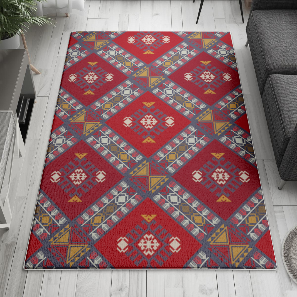 Traditional Kilim Pattern Motif Living room carpet