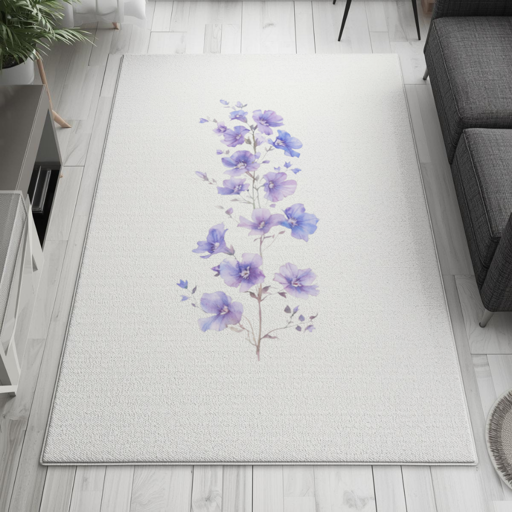 Delicate Blue Flax Wildflowers 