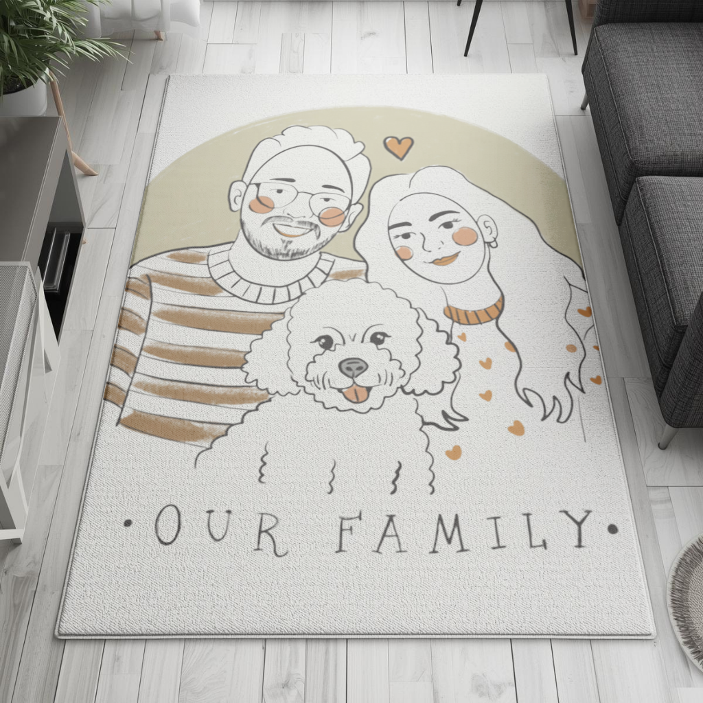 Our Family Living room carpet