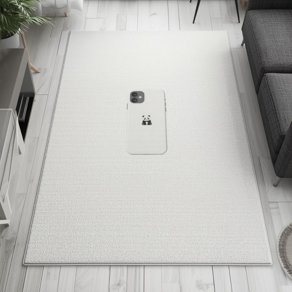 Minimalist Panda Phone Case Living room carpet