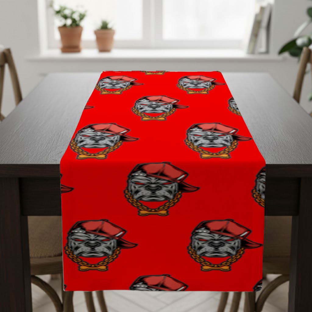 Hip Hop Style Gangster Dog Illustration Runner