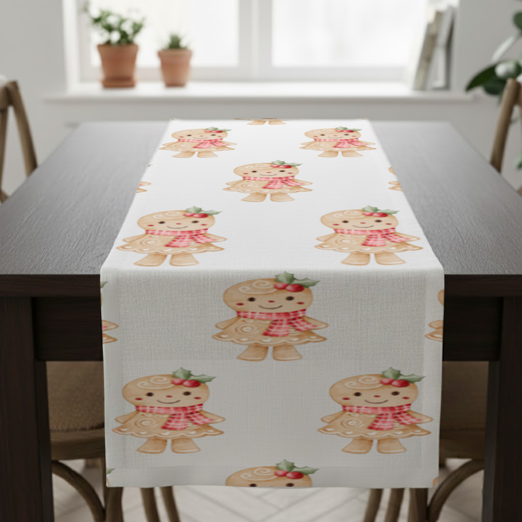 Cute Gingerbread Cookie Character Runner