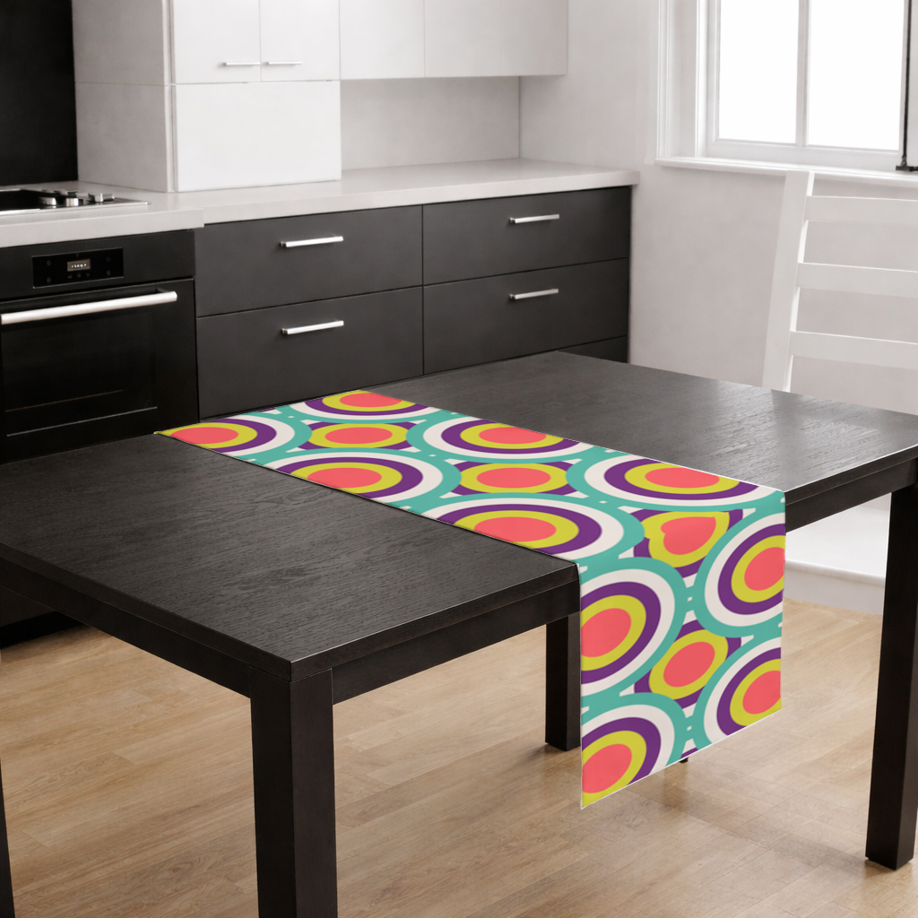 Colorful Geometric Circle Pattern Runner