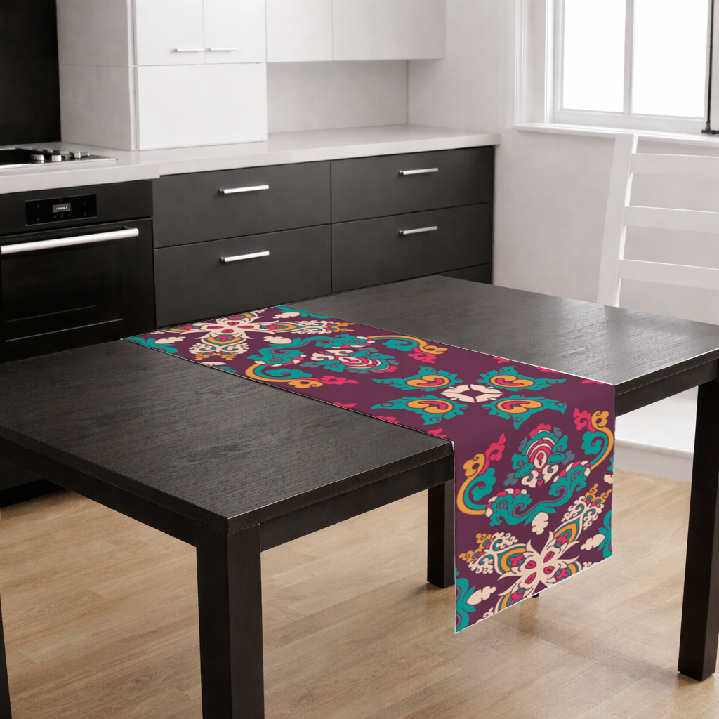 Colorful Ottoman Inspired Mandala Pattern Runner