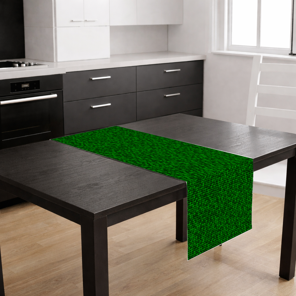 Matrix Style Digital Binary Code Background Runner