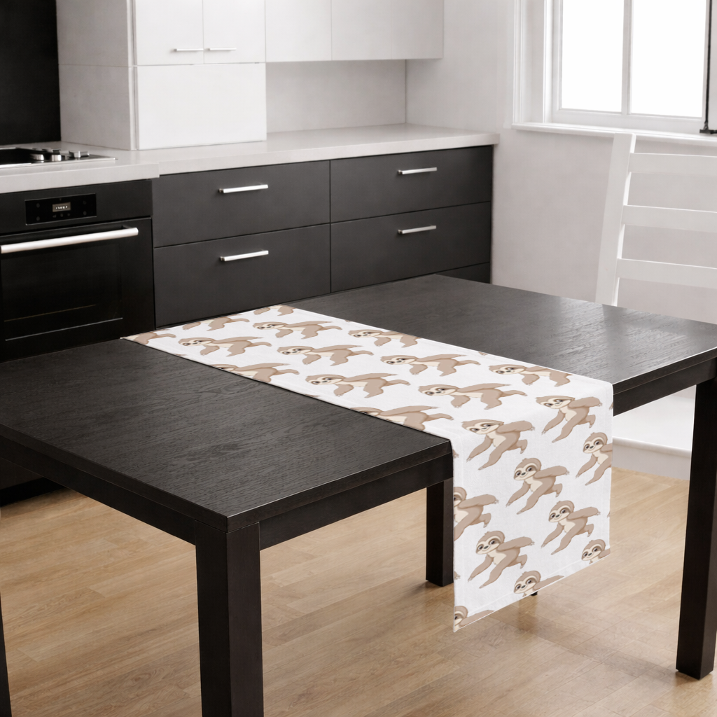 Cute Joyful Walking Sloth Runner