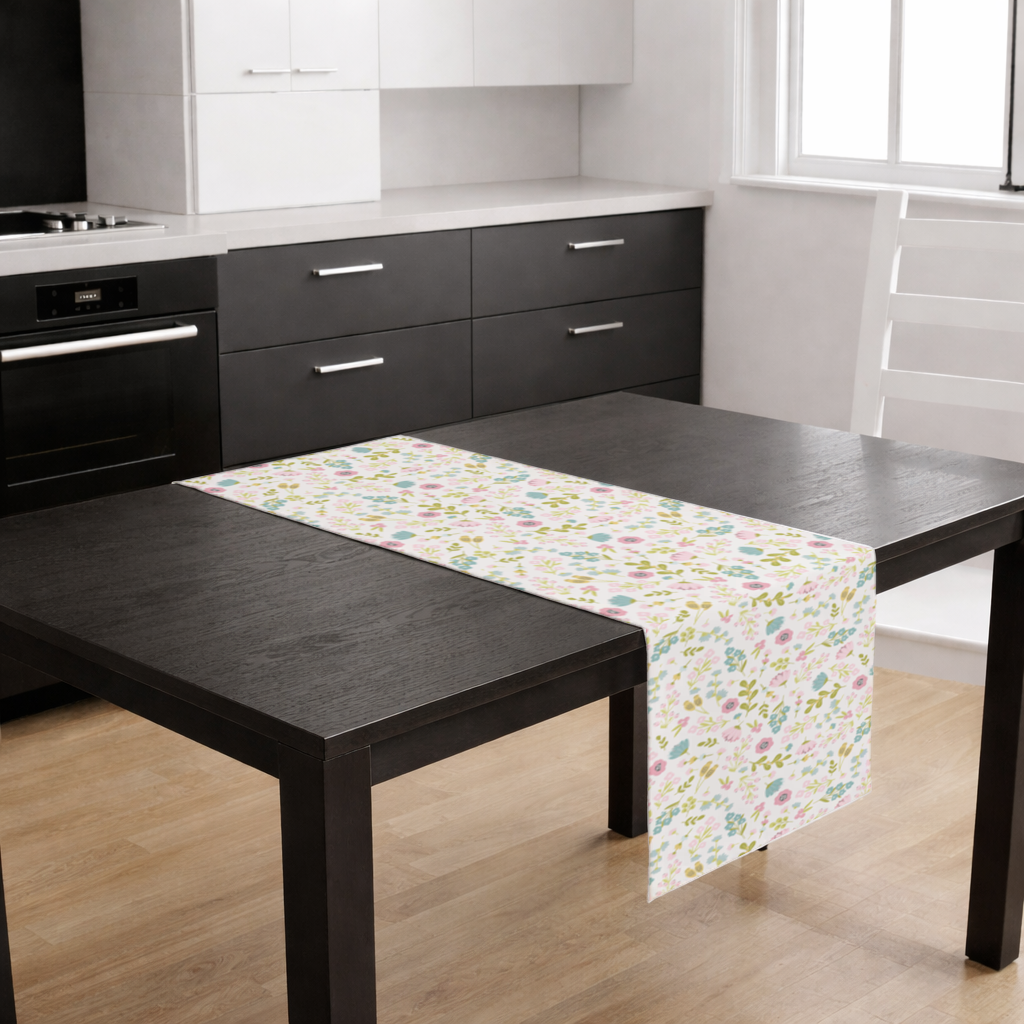 Pastel Spring Floral Runner