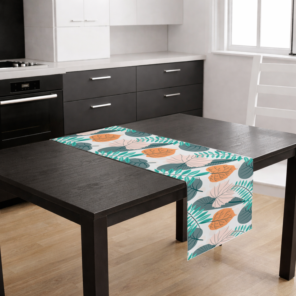 Modern Tropical Leaves Runner