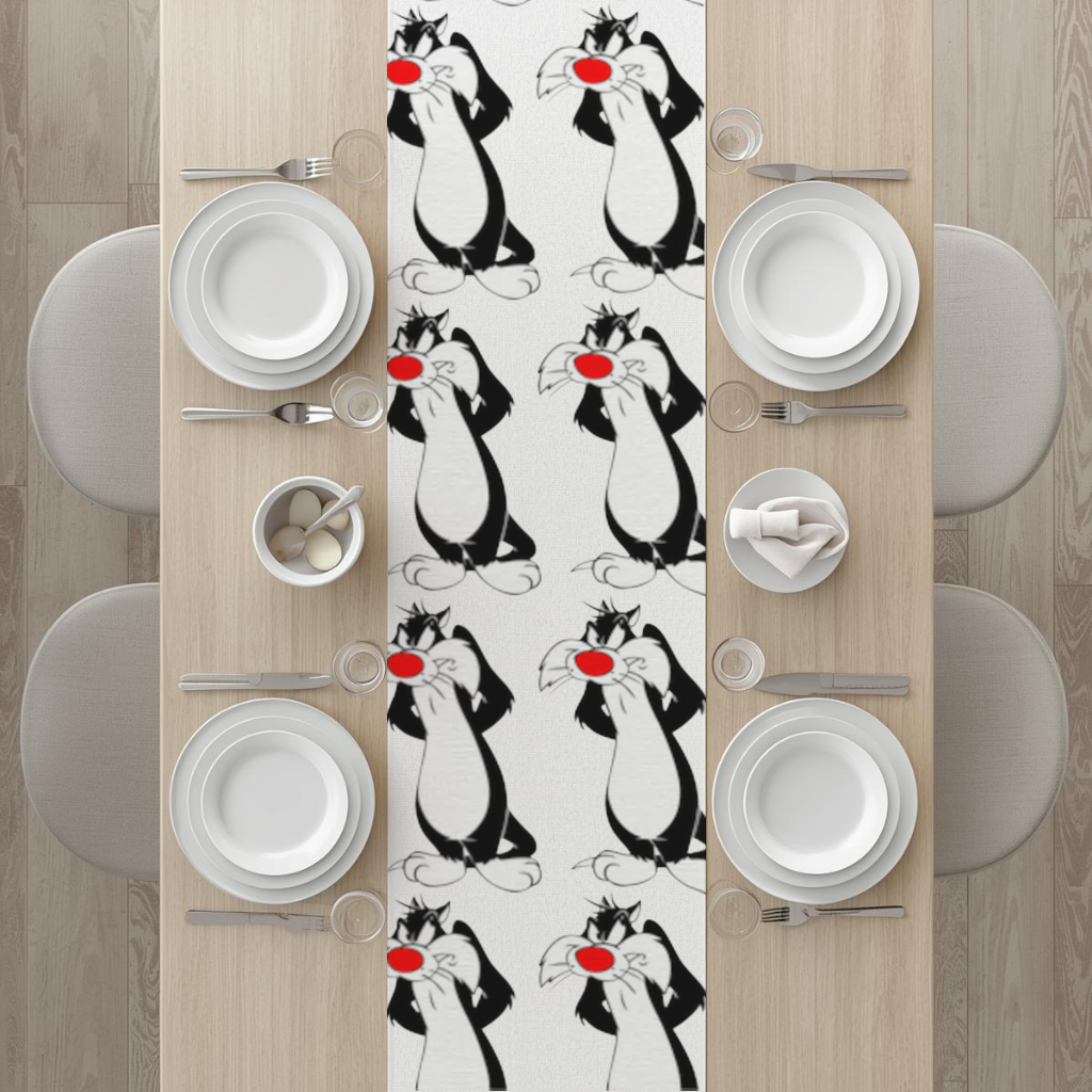 Funny Cartoon Cat Illustration 