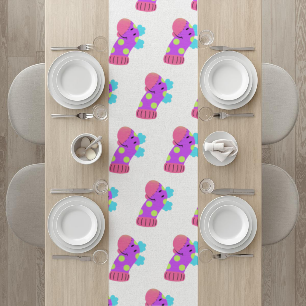 Cute Colorful Dinosaur Illustration Runner