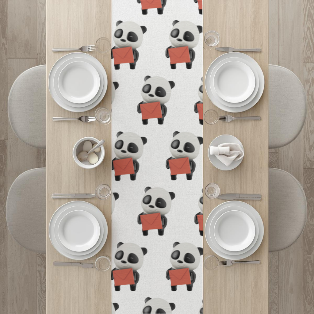 Happy Panda Character Holding Red Envelope 