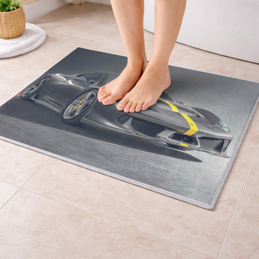 Ferrari 458 Italia Special Carbon Fiber Edition Bath Mat