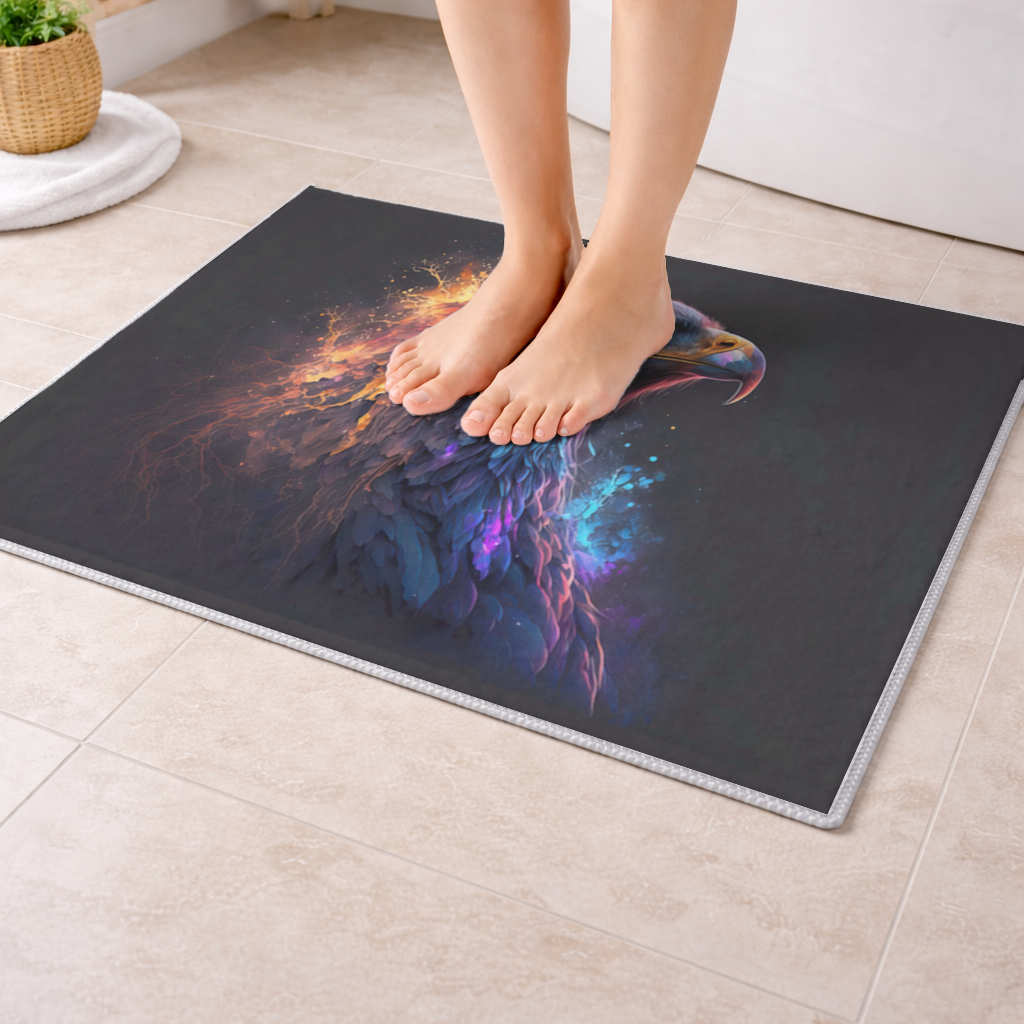 Eagle image  A symbol of strength and freedom. Bath Mat