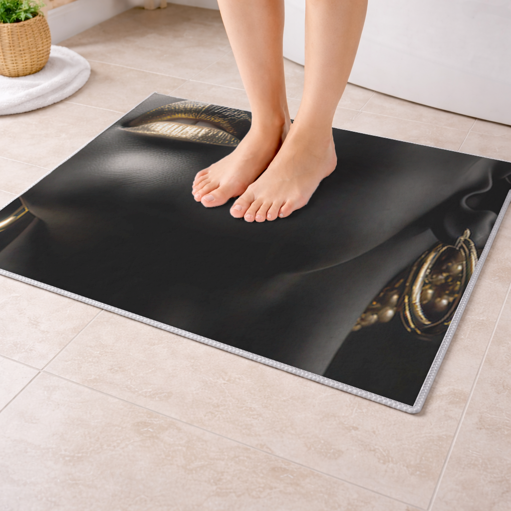 Gold Afrofuturistic Black Woman 