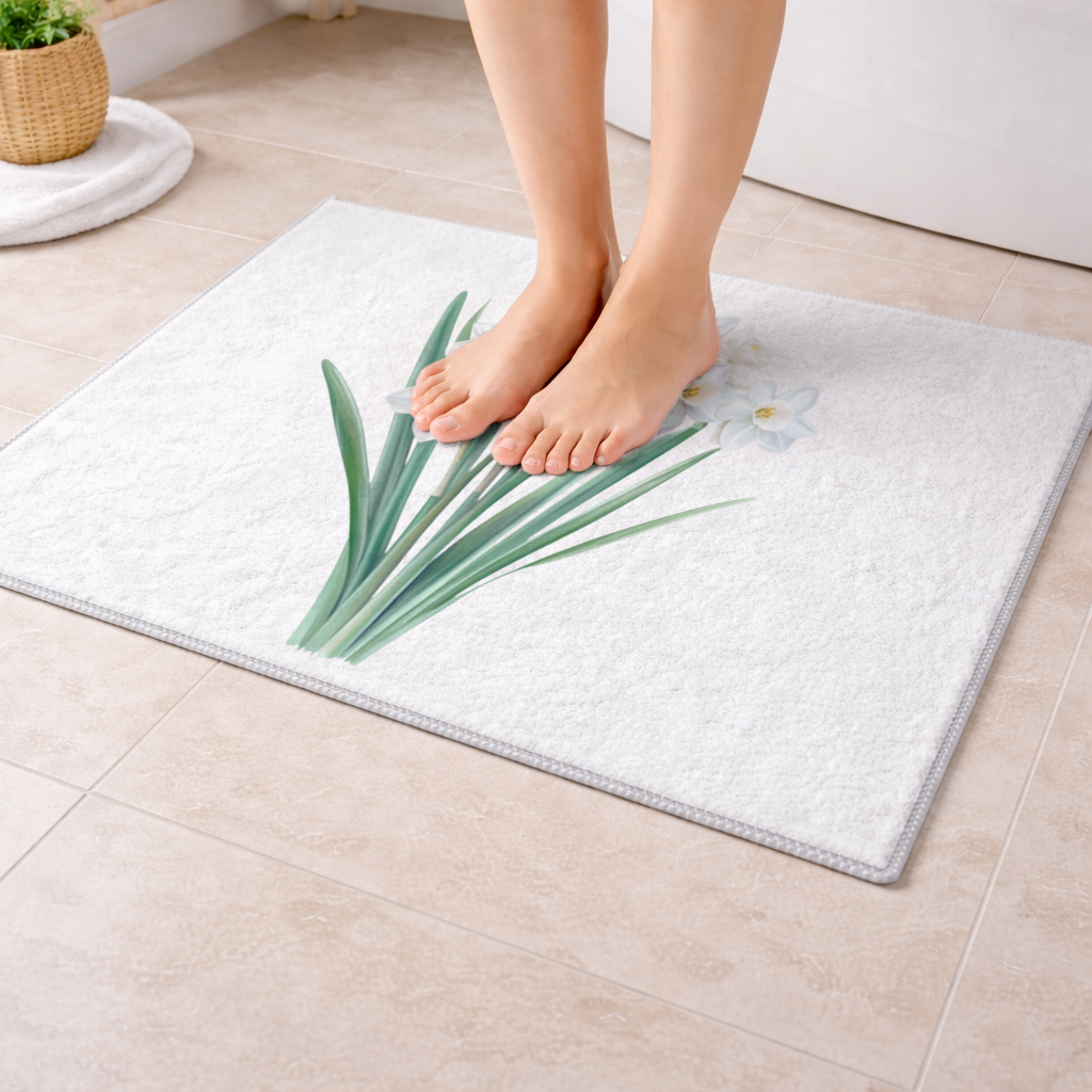 White Daffodil Bouquet Botanical 