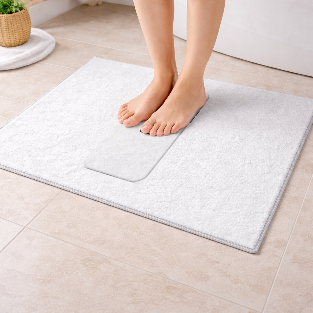 Minimalist Panda Phone Case Bath Mat