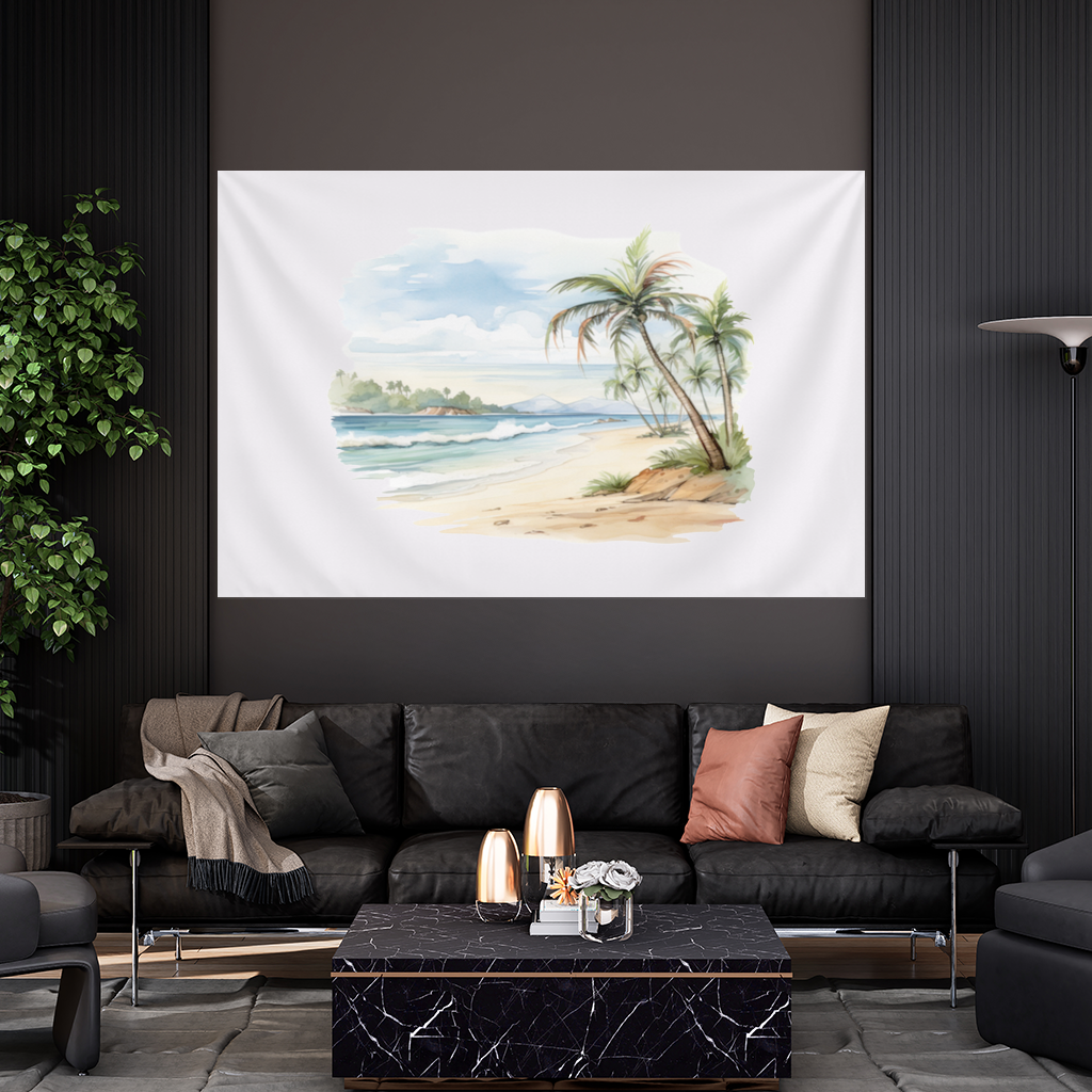 Tropical Palm Tree Beach 