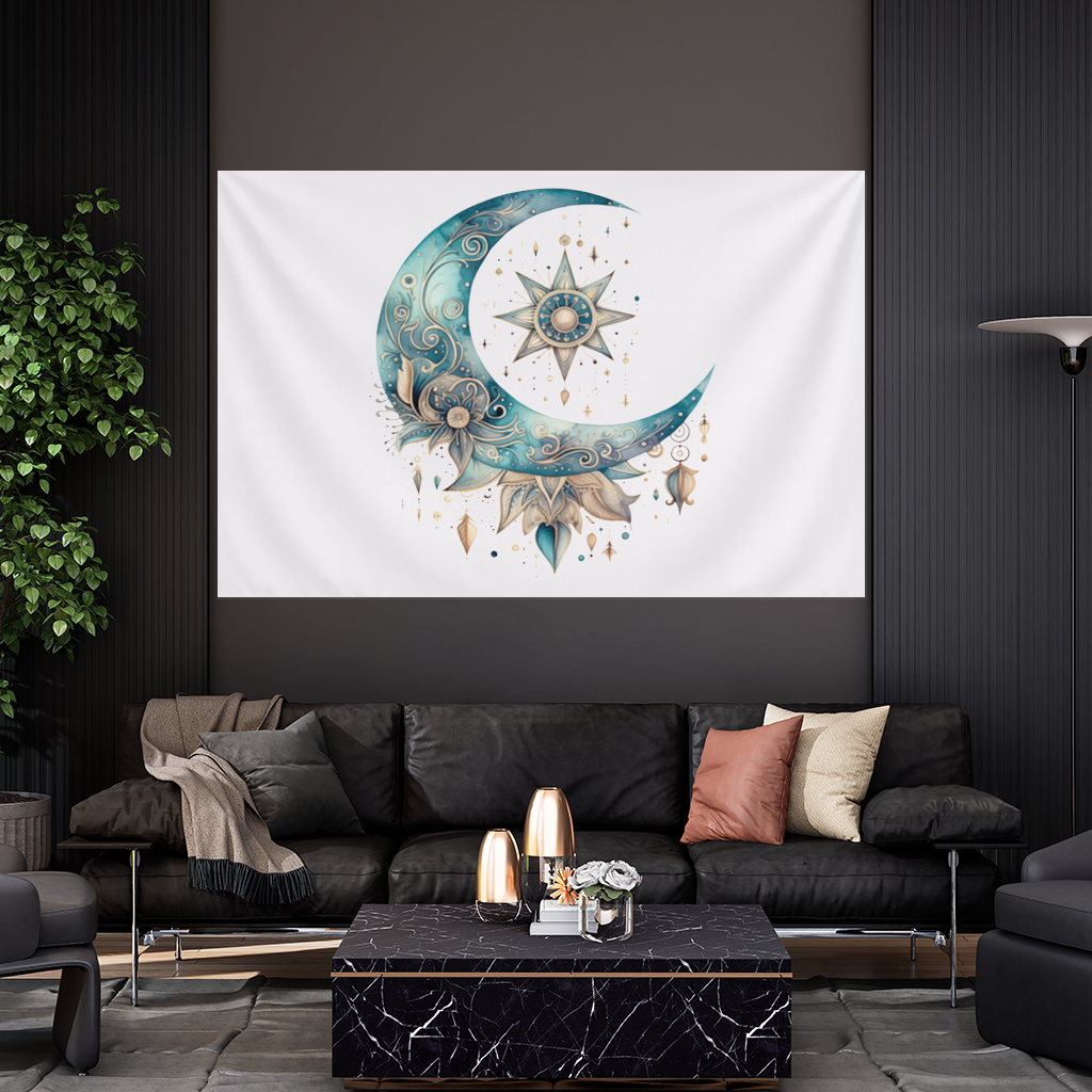 Boho Celestial Sun and Moon 