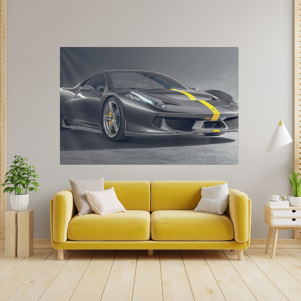 Ferrari 458 Italia Special Carbon Fiber Edition Wall Tapestry