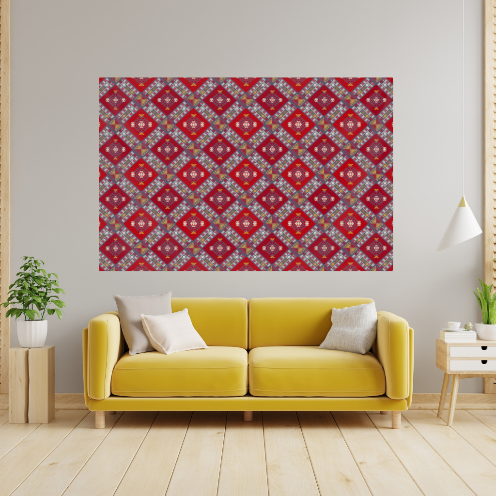 Traditional Kilim Pattern Motif 