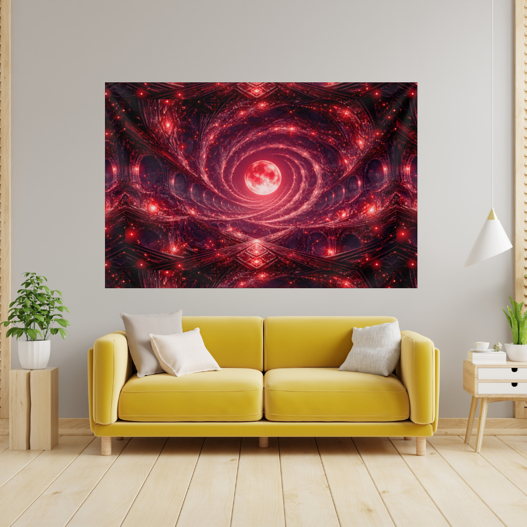 Itachi Uchiha Master of Eternal Tsukuyomi  Time Wall Tapestry