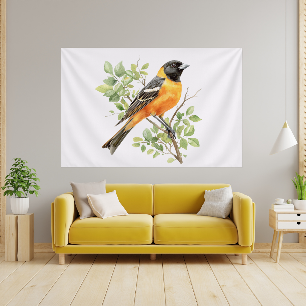 Baltimore Oriole on Branch 