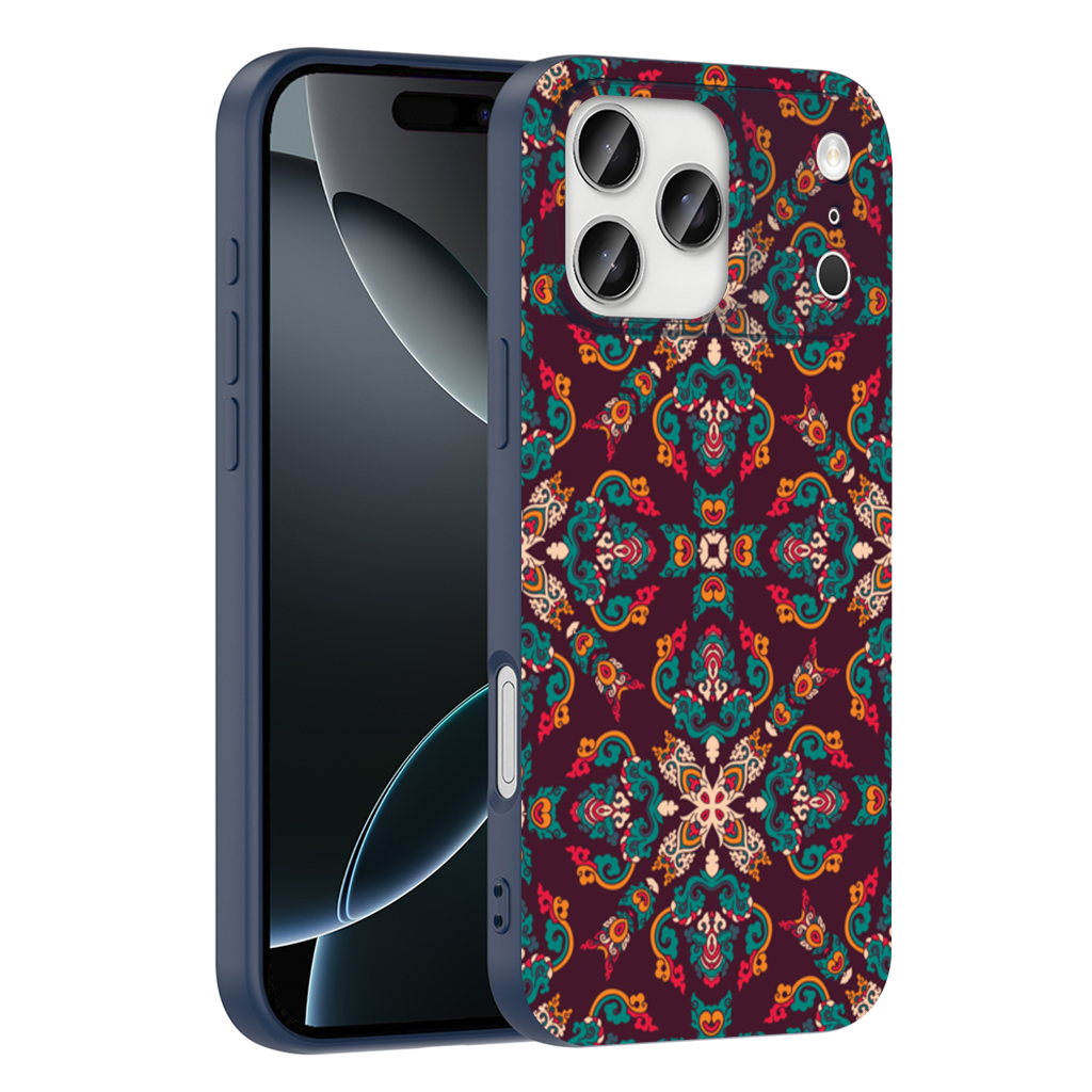 Colorful Ottoman Inspired Mandala Pattern iPhone 17 Pro Max Case