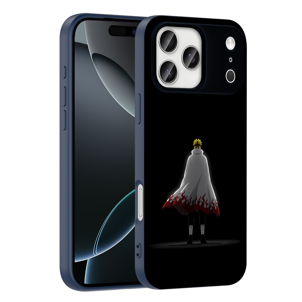 Power from Darkness Naruto Uzumaki Hokage Silhouette iPhone 17 Pro Max Case