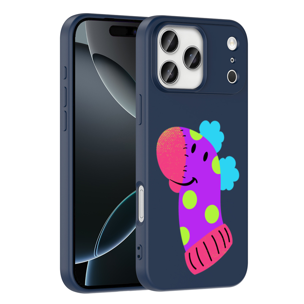 Cute Colorful Dinosaur Illustration iPhone 17 Pro Max Case