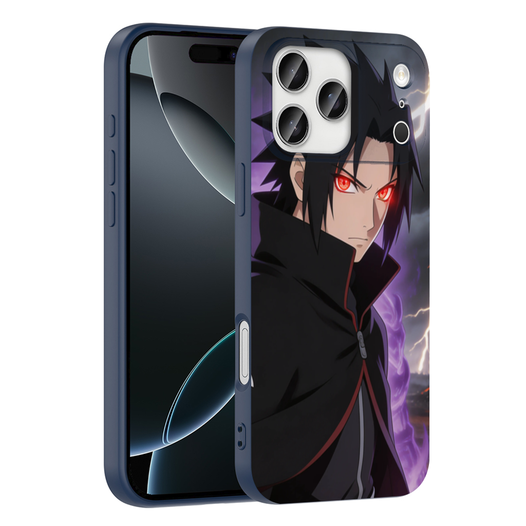 Sasuke Eternal Mangekyo Power Rise iPhone 17 Pro Max Case