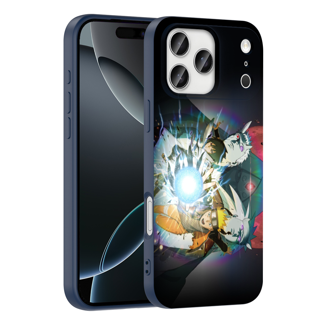 Naruto  Sasuke  Ultimate Rasengan Chidori Clash iPhone 17 Pro Max Case
