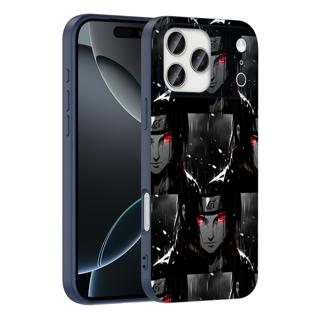 Itachi Uchiha  Sharingan Awakening in the Rain iPhone 17 Pro Max Case