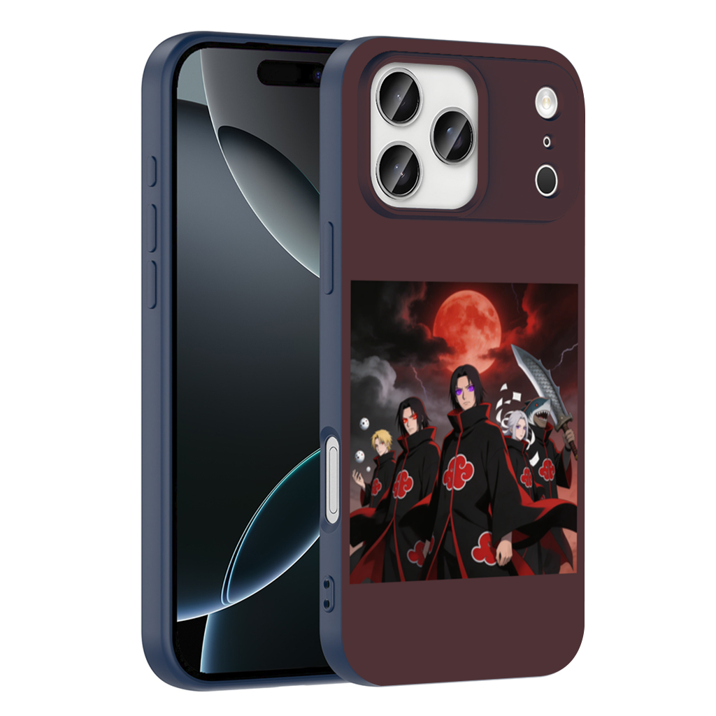 Akatsuki Members  Shadows of the Red Cloud iPhone 17 Pro Max Case