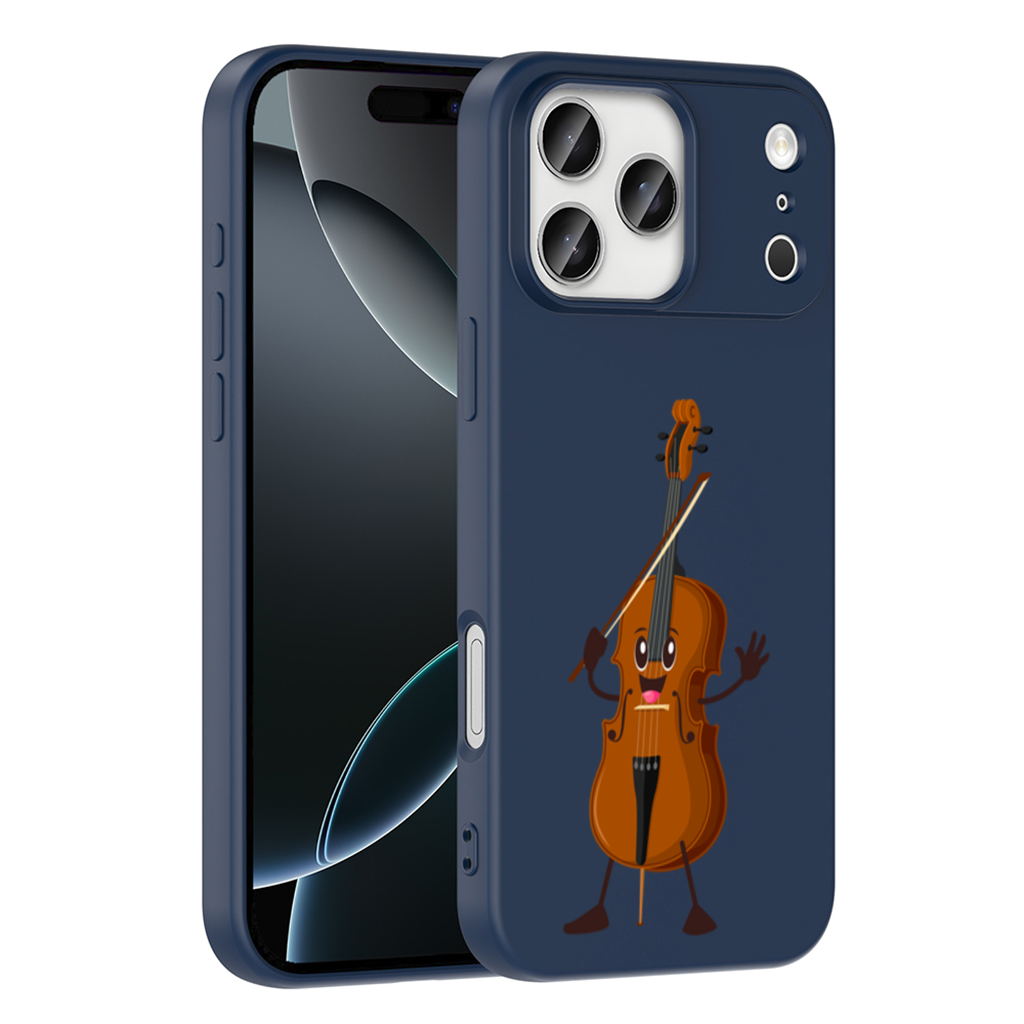 Happy Cello Character Art Design iPhone 17 Pro Max Case