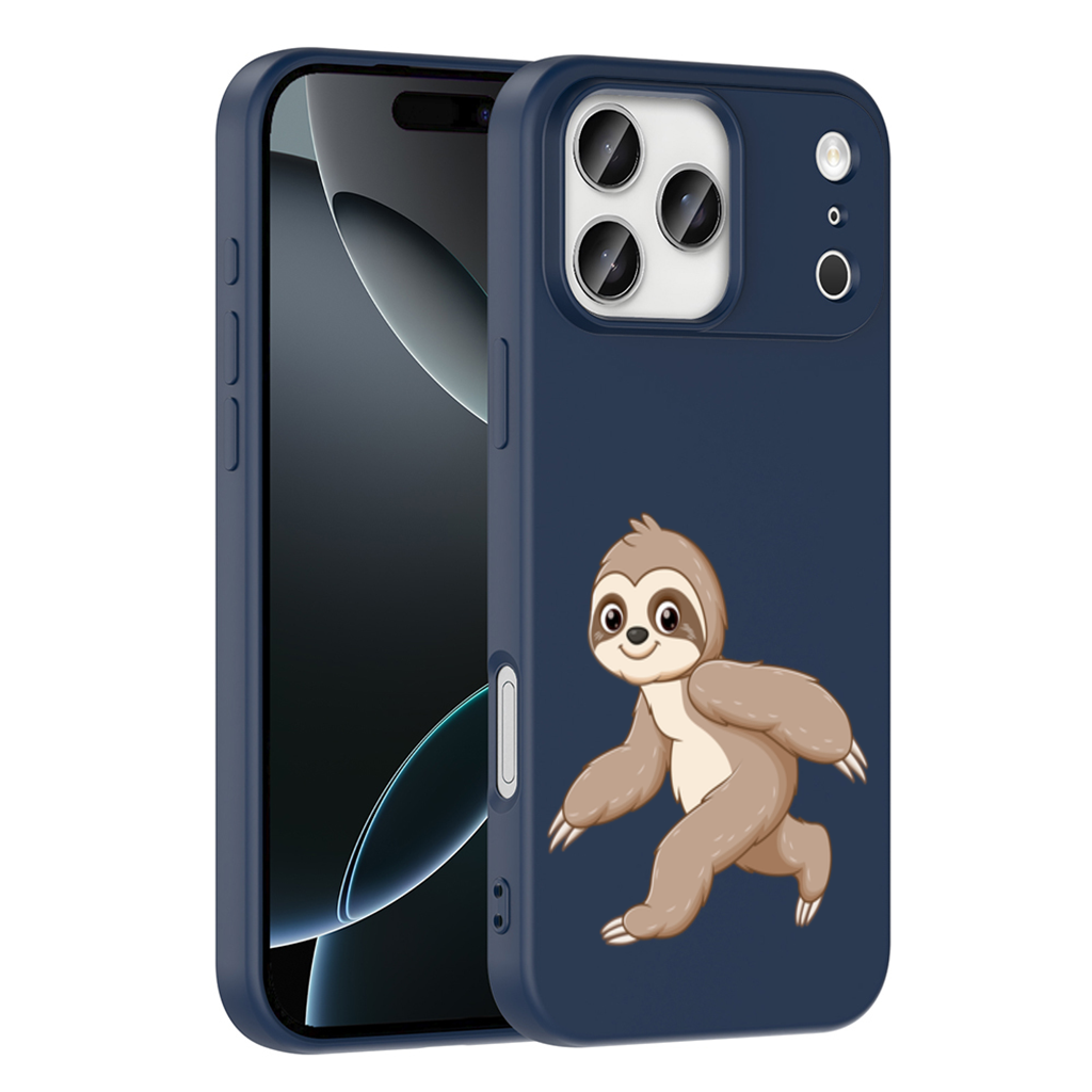 Cute Joyful Walking Sloth iPhone 17 Pro Max Case