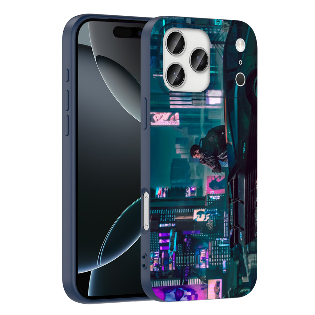 Cyberpunk Themed Customizable Gaming Design Product iPhone 17 Pro Max Case