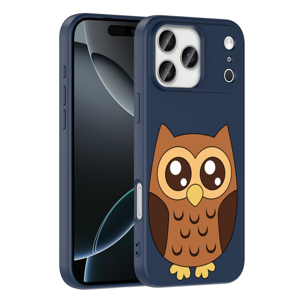Cute Brown Owl iPhone 17 Pro Max Case