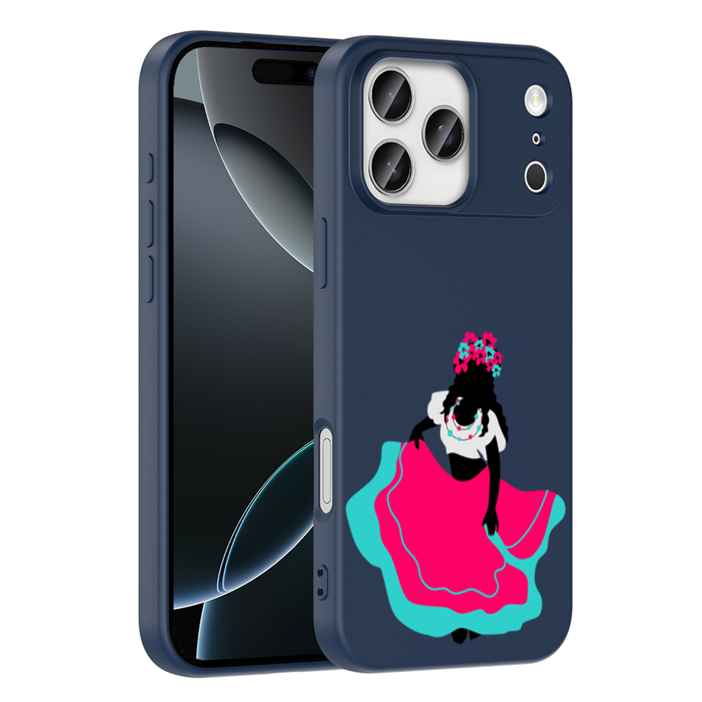 Mexican Folklorico Dancer Silhouette iPhone 17 Pro Max Case