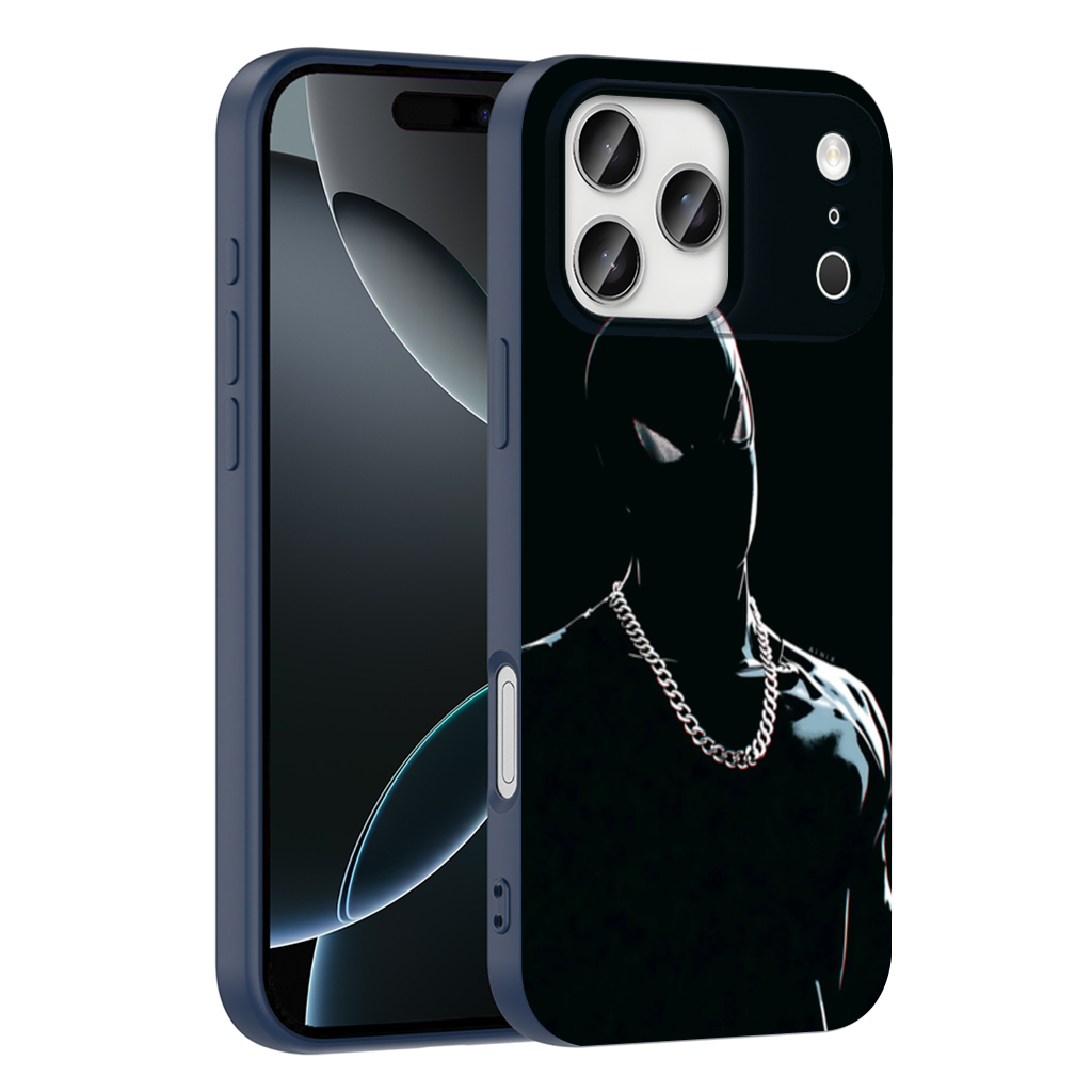 Masked Hero Silver Chain iPhone 17 Pro Max Case