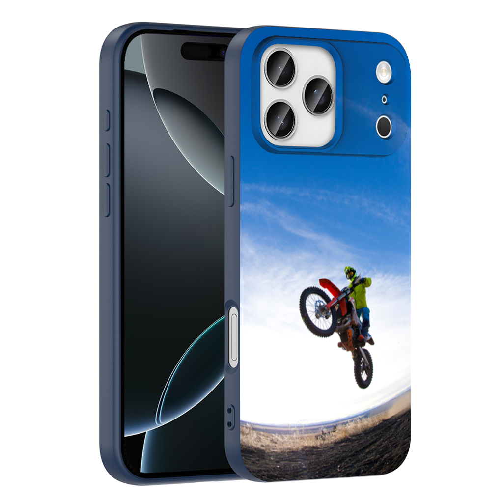 Motocross Mid Air Jump iPhone 17 Pro Max Case