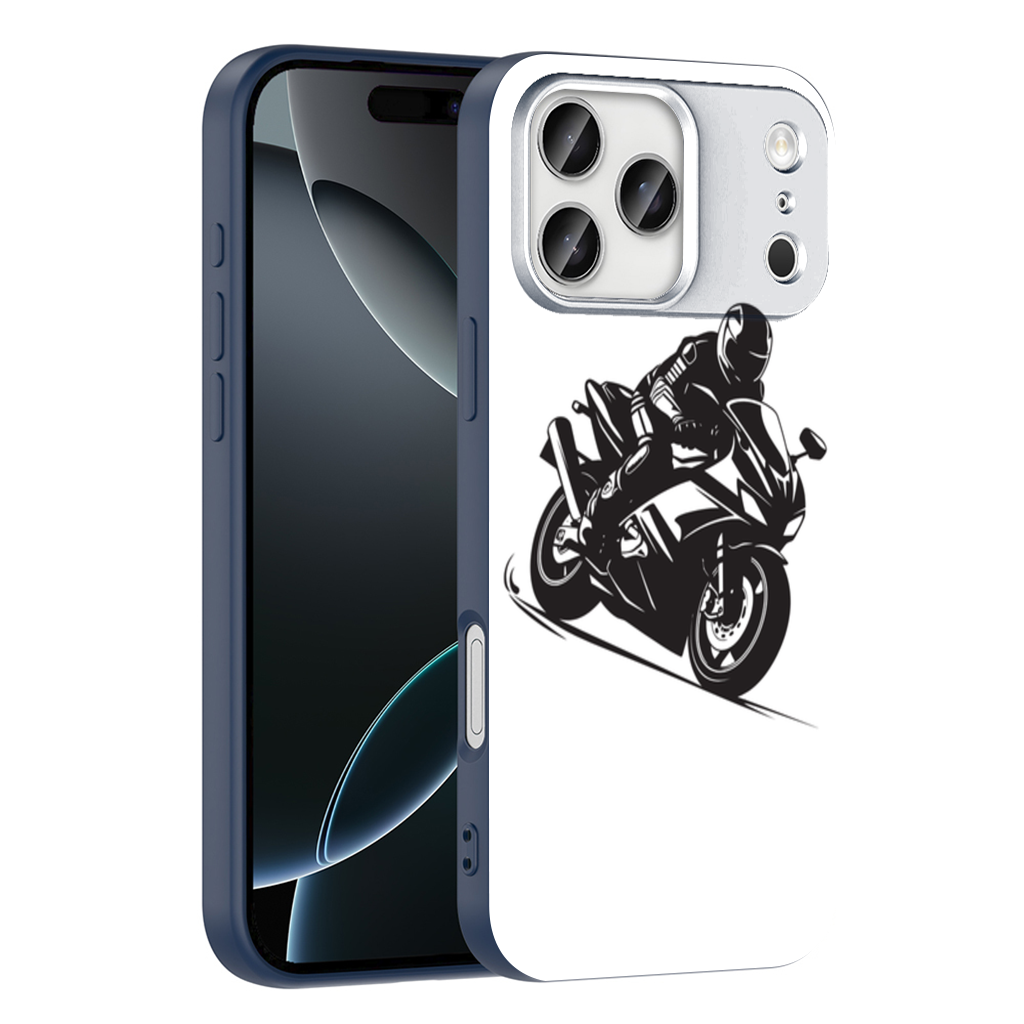 Sportbike Rider Leaning in Corner iPhone 17 Pro Max Case