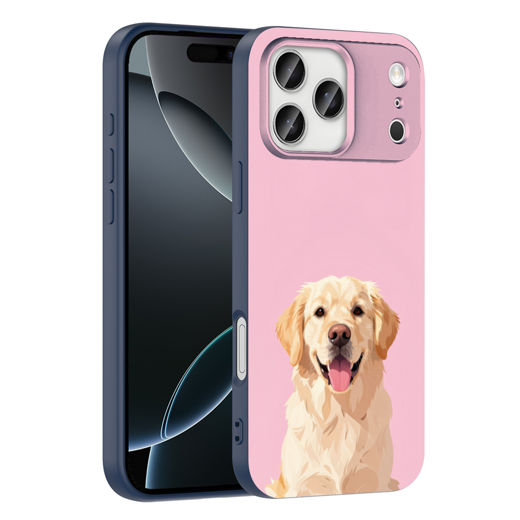 Smiling Golden Retriever Dog iPhone 17 Pro Max Case