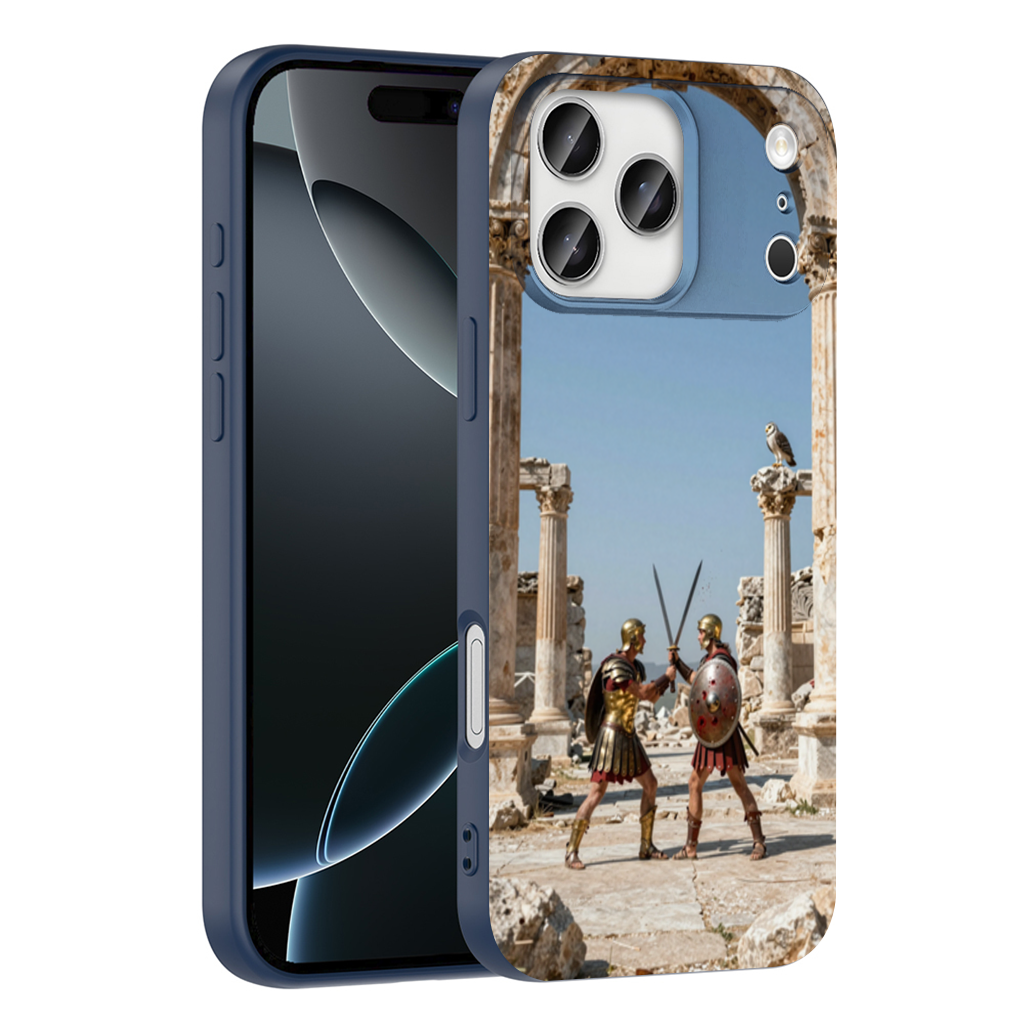 Ancient Roman Soldier Duel iPhone 17 Pro Max Case