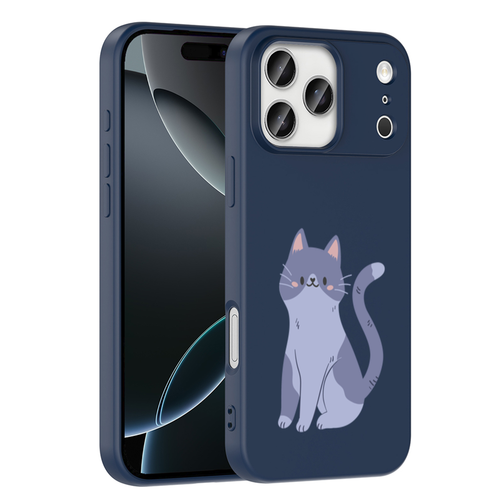 Gri kedi iPhone 17 Pro Max Case