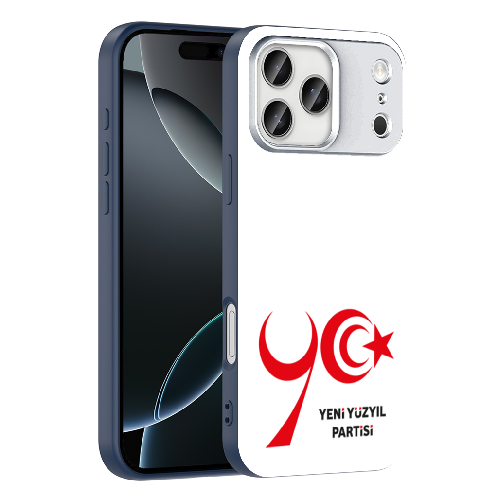 The Yeni Yüzyıl Party Logo on a White Background iPhone 17 Pro Max Case