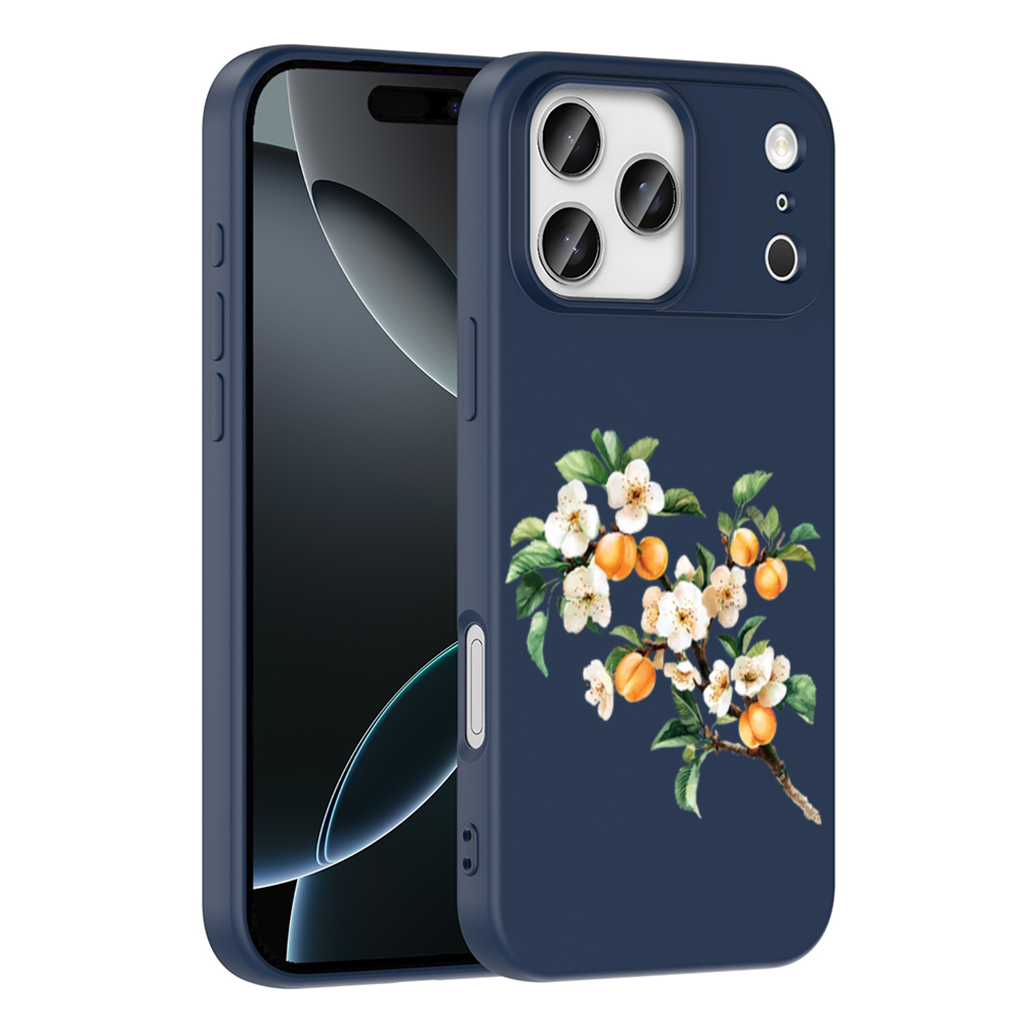 Watercolor Apricot Blossom Branch iPhone 17 Pro Max Case