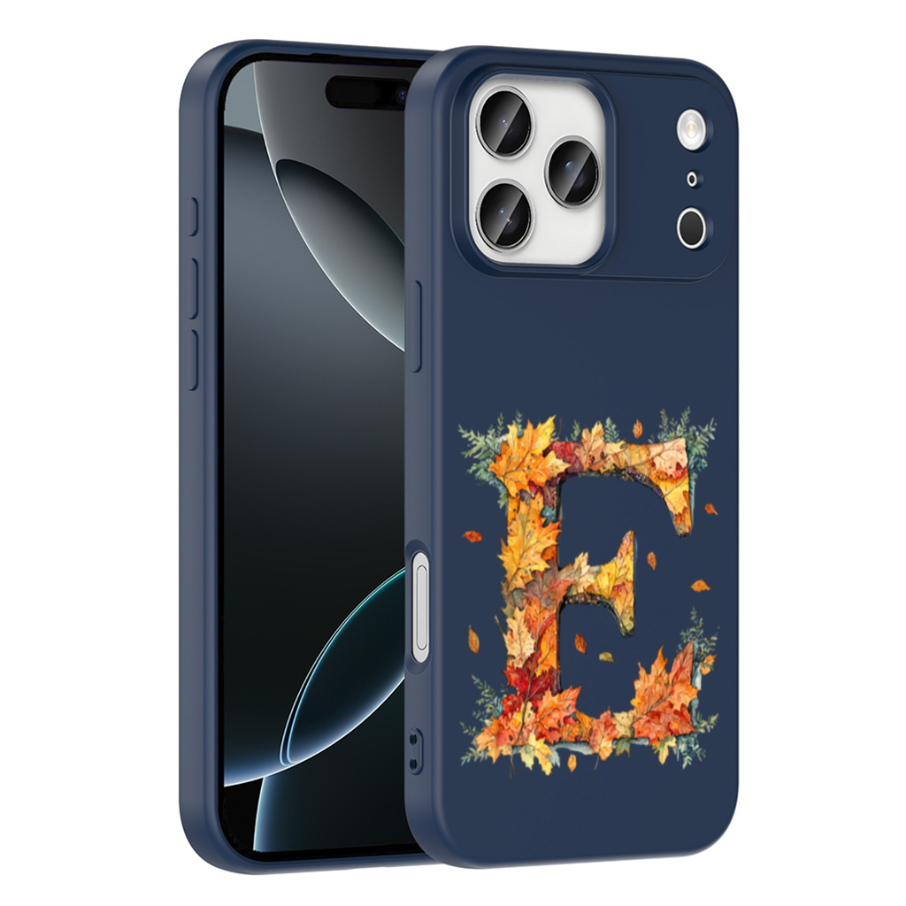 Autumn Maple Leaf Letter E iPhone 17 Pro Max Case