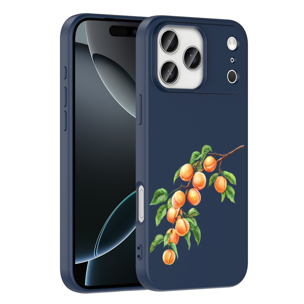Ripe Orange Apricot Fruit Branch iPhone 17 Pro Max Case