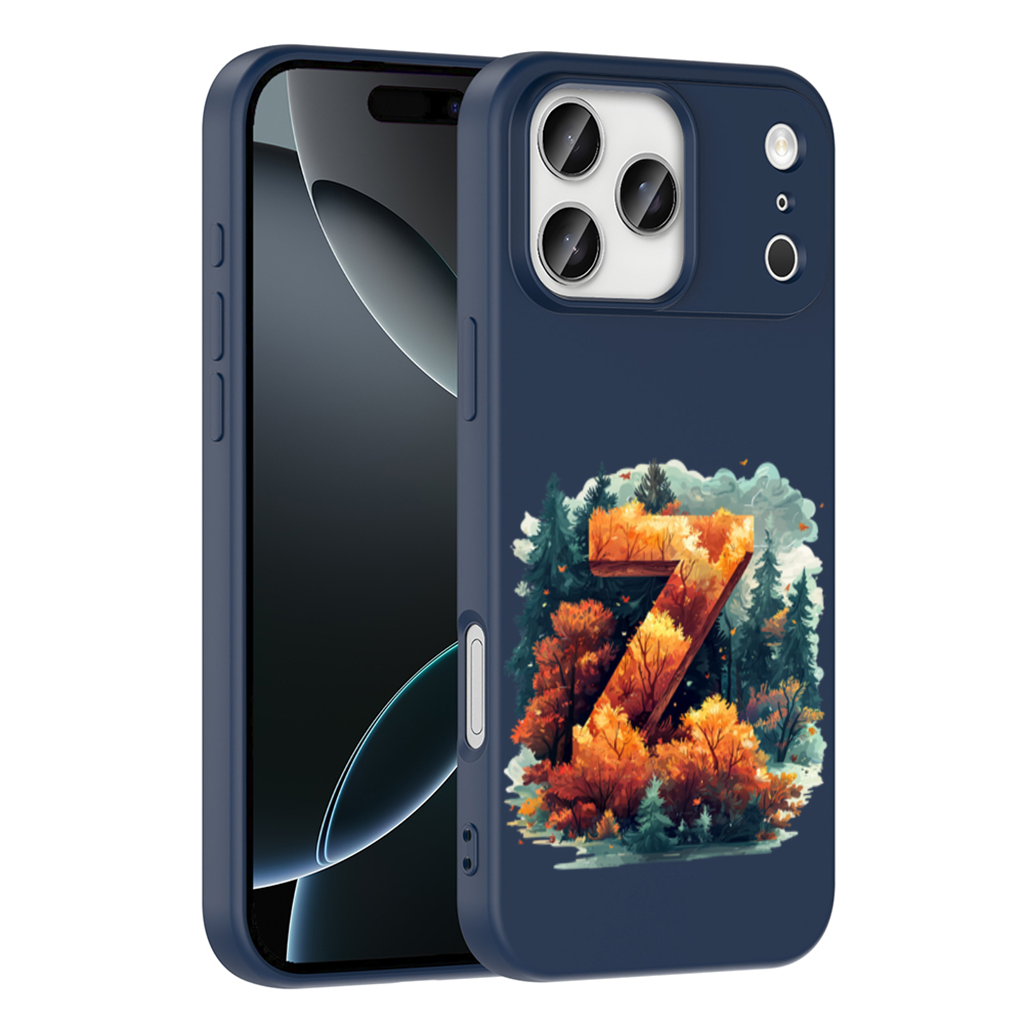 Autumn Leaf Forest Letter Z iPhone 17 Pro Max Case