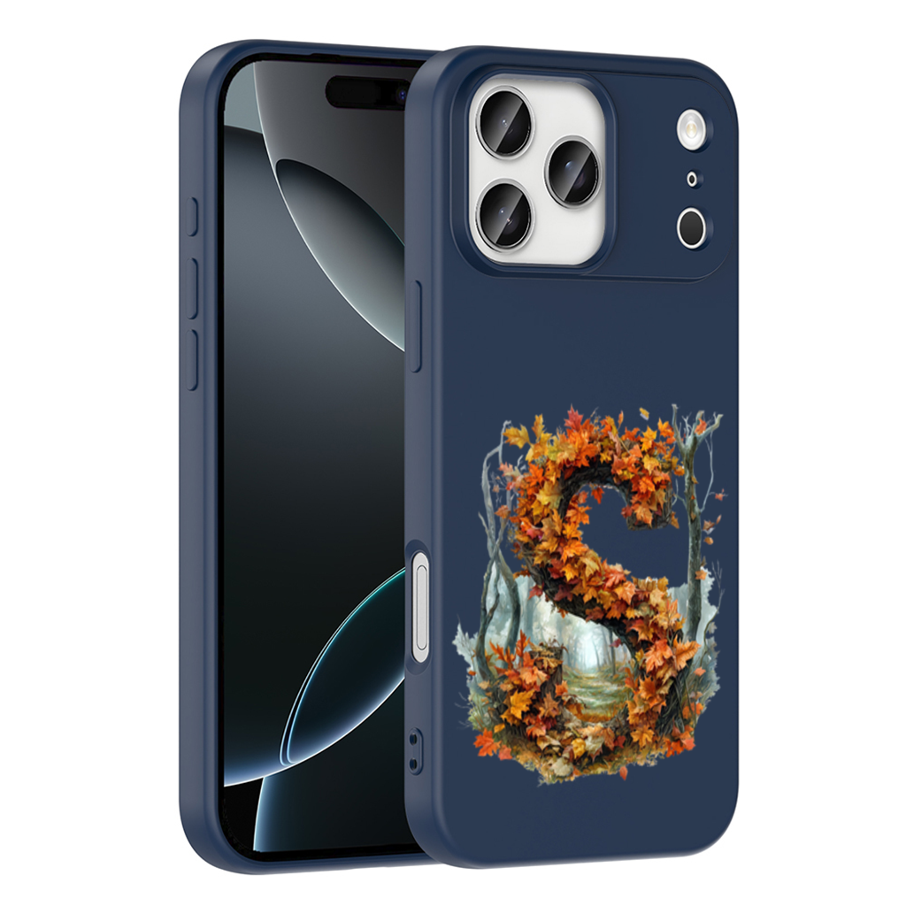Autumn Maple Leaf Letter S iPhone 17 Pro Max Case